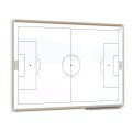 Biała tablica taktyczna - boisko do piłki nożnej, magnetyczna suchościeralna o wymiarach 90x60 cm
