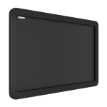 Tablica kredowa czarna 90x60 cm rama drewniana smartphone czarna