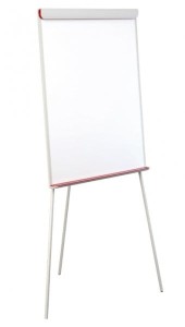 Flipchart suchościeralno-magnetyczny 100x70 cm Office Pro CZERWONY