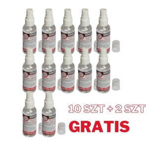 Płyn antywirusowy Virus Killer 50ml atomizer ATEST ZESTAW 10 + 2 GRATIS