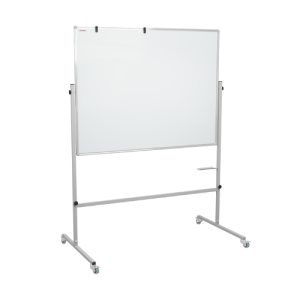 Tablica mobilna dwustronna obrotowa suchościeralna magnetyczna 120x90 cm PRZEMYSŁOWA