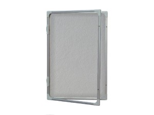 Gablota informacyjna tekstylna 60x90 szara