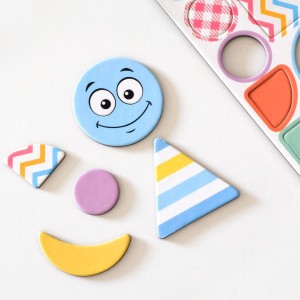 Magnesy dla dzieci - pastelowe kolory 48 elementów 