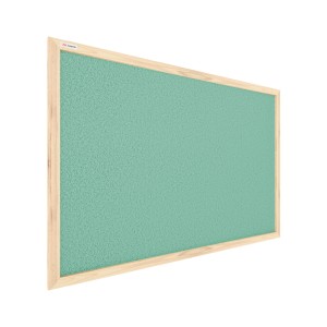 Tablica korkowa miętowy kolor korka (rama drewniana) 60x40 cm