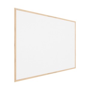 Tablica korkowa biały kolor korka (rama drewniana) 100x80 cm