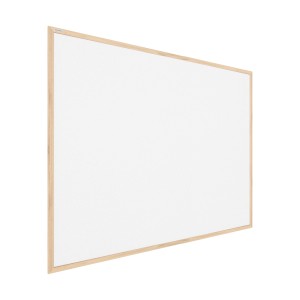 Tablica korkowa biały kolor korka (rama drewniana) 120x90 cm