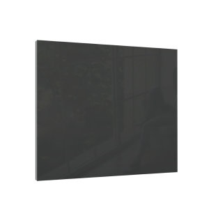 Tablica szklana magnetyczna ciemna szara 50x50cm - bezramowa tablica szklana, szkło hartowane na magnesy neodymowe