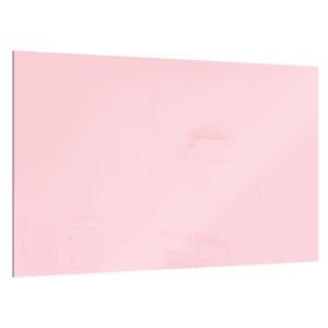 Tablica szklana magnetyczna Bubblegum pink 60x40cm - bezramowa tablica szklana, szkło hartowane na magnesy neodymowe