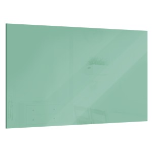 Tablica szklana magnetyczna Fresh sage 90x60cm - bezramowa tablica szklana, szkło hartowane na magnesy neodymowe