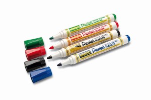 Pentel MW85 zestaw 4 sztuk kolorowych markerów