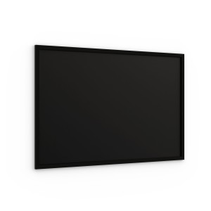 Tablica kredowa czarna 90x60 cm rama drewniana CZARNA ECO