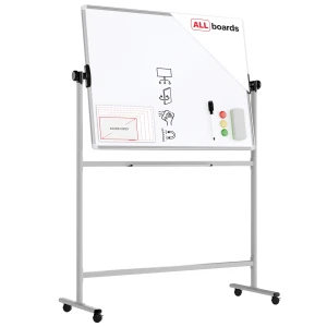 Tablica mobilna TM Idea dwustronna obrotowa suchościeralna magnetyczna 120x90 cm – seria FLEX