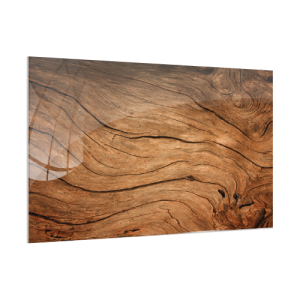 OUTLET Obraz szklany STARE DREWNO 90x60 cm