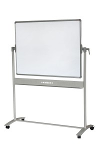 Tablica stojąca dwustronna suchościeralna magnetyczna obrotowo-jezdna 150x100 cm