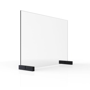 Przegroda SZKLANA Bariera Ochronna Bezpieczna Przestrzeń 100x70 cm