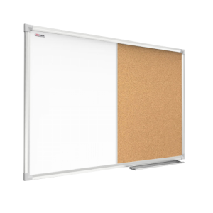 OUTLET Tablica COMBI suchościeralno-magnetyczna korkowa 90x60 cm rama aluminiowa