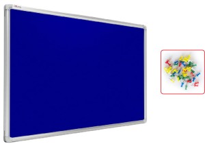 Tablica tekstylna (filcowa) 200x120 cm NIEBIESKA w ramie aluminiowej
