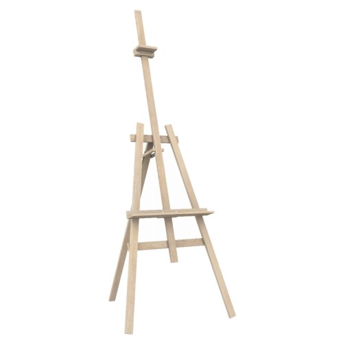 Sztaluga malarska drewniana trójnożna, bukowa 145 cm