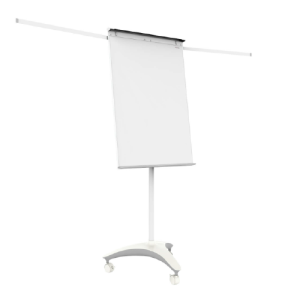 OUTLET Flipchart magnetyczny mobilny na kółkach 100x70 cm EXCLUSIVE