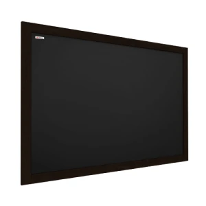 OUTLET Tablica kredowa czarna 70x50 cm rama CZARNA drewniana lakierowana