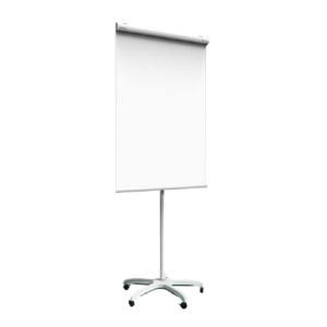 OUTLET Flipchart magnetyczny mobilny na kółkach 100x70 cm PREMIUM