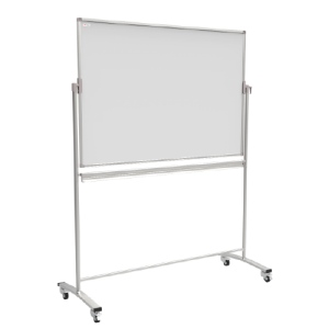 Tablica CERAMICZNA mobilna dwustronna obrotowa magnetyczna 150x100 cm suchościeralna PREMIUM