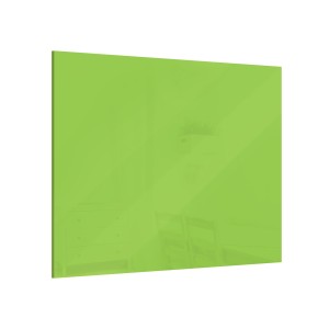 Tablica szklana magnetyczna Mean green 45x45cm - bezramowa tablica szklana, szkło hartowane na magnesy neodymowe