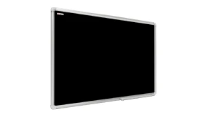OUTLET Tablica kredowa magnetyczna 90x60 czarna, rama Premium EXPO