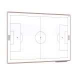 Tablica taktyczna z boiskiem do piłki nożnej, magnetyczna suchościeralna o wymiarach 150x100 cm