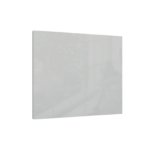 OUTLET Tablica szklana magnetyczna szara, jasny szary 50x50cm - bezramowa tablica szklana, szkło hartowane na magnesy neodymowe