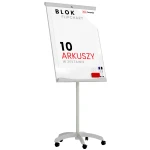Flipchart magnetyczny mobilny na kółkach 100x70 cm CLASSIC + gratisy