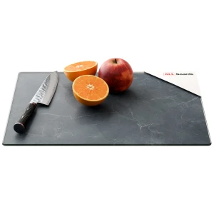 Szklana deska do krojenia ANTRACYT MARMUR 30x40 cm deska kuchenna płyta ochronna taca szklana 