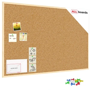 Tablica korkowa (rama drewniana) 120x80 cm + GRATIS