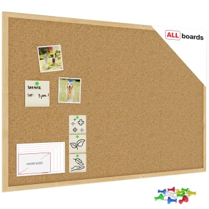 Tablica korkowa (rama drewniana) 90x60 cm