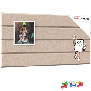 Panel filcowy na ścianę 40x20 cm camel