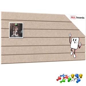 Panel filcowy na ścianę 60x30 cm camel