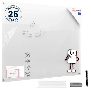 Szklana tablica 150x120 cm TRANSPARENTNA