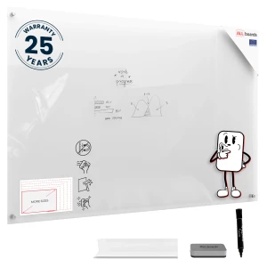 Szklana tablica 150x100 cm TRANSPARENTNA