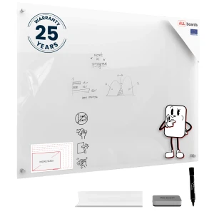 Szklana tablica 120x90 cm TRANSPARENTNA