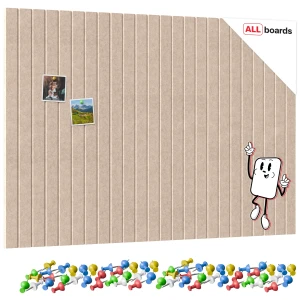 Panele filcowe na ścianę 120x80 cm camel