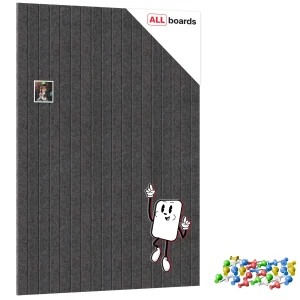 Panele filcowe na ścianę 120x90 cm ciemny szary 