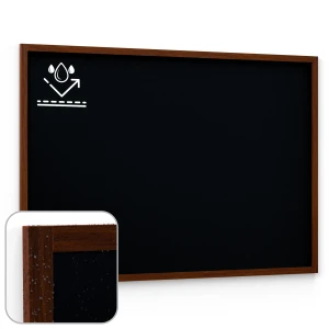OUTLET Tablica WODOODPORNA kredowa 180x120 cm czarna