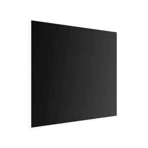 OUTLET Szklana płyta ochronna na ścianę CZARNA CZERŃ 60x65cm płyta za kuchenkę, dekoracyjna ochrona przed zachlapaniem 
