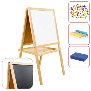 Tablica dwustronna dla dzieci KIDSboards kredowa magnetyczna 120 cm