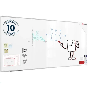 Tablica magnetyczna biała 250x120 cm suchościeralna w aluminiowej ramie PREMIUM EXPO + zestaw akcesoriów