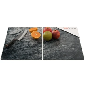 Szklana deska do krojenia GRANIT SKAŁA KAMIEŃ 2 sztuki 52x30 cm 