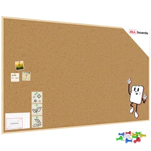 Tablica korkowa 200x120 cm (rama drewniana) + GRATIS