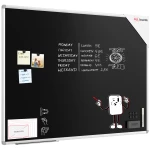 Tablica kredowa magnetyczna 120x90 czarna, rama Premium EXPO + GRATIS