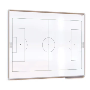 OUTLET Tablica taktyczna PIŁKA NOŻNA 120x90 cm tablica trenerska magnetyczna biała