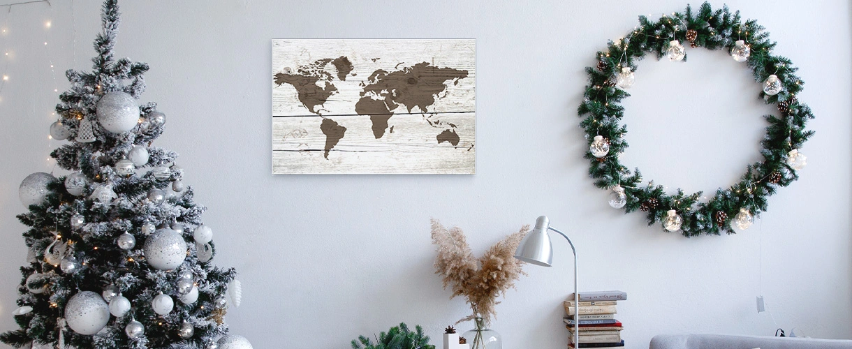 obraz szklany jako prezent świąteczny